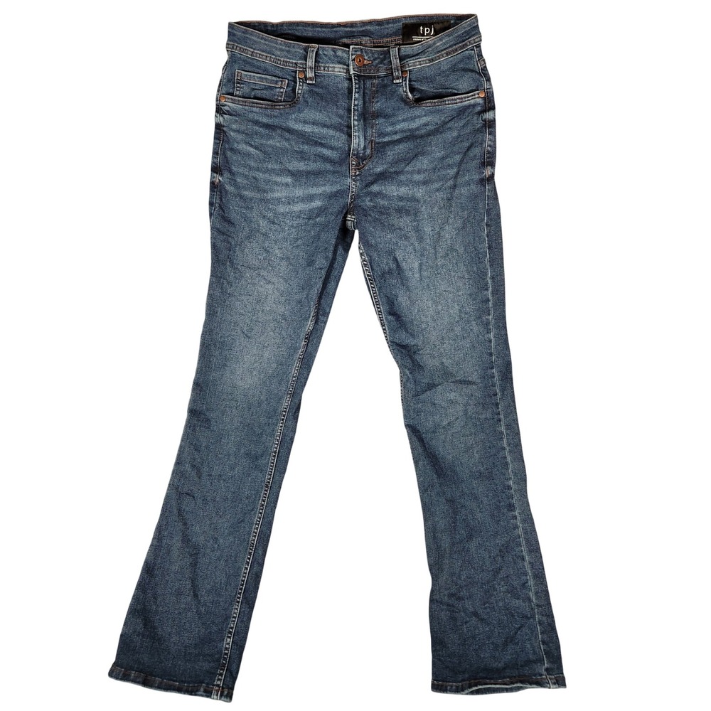 TPJ Bootcut Jeans Mens 32x32 Blue Excellent Stretch‎ Denim JU9T4NAMR32